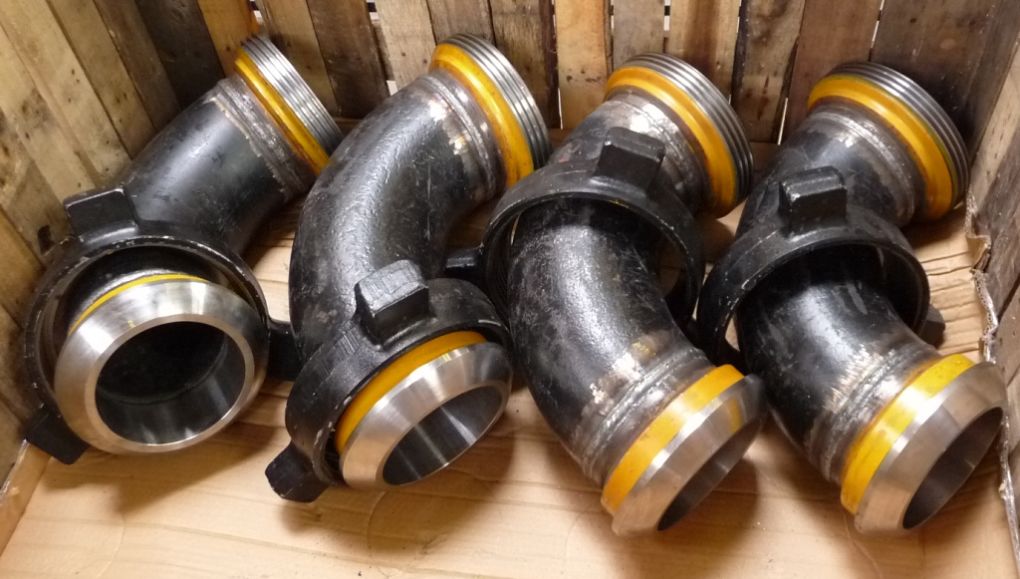 hammer lug union couplings adaptor flange elbow api threaded oil field fig figure flowline